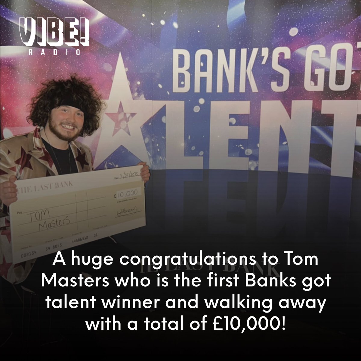 Congratulations 🎉 <a href="/tommastersmusic/">Tom Masters</a>