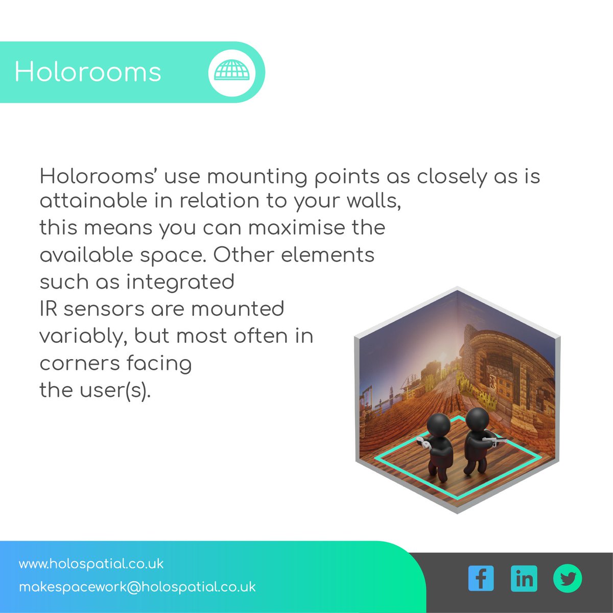 holospatial's tweet image. curious how our holorooms work? find out by visiting our website or contact us for enquiries. 
#VR #ar #technology #VirtualReality