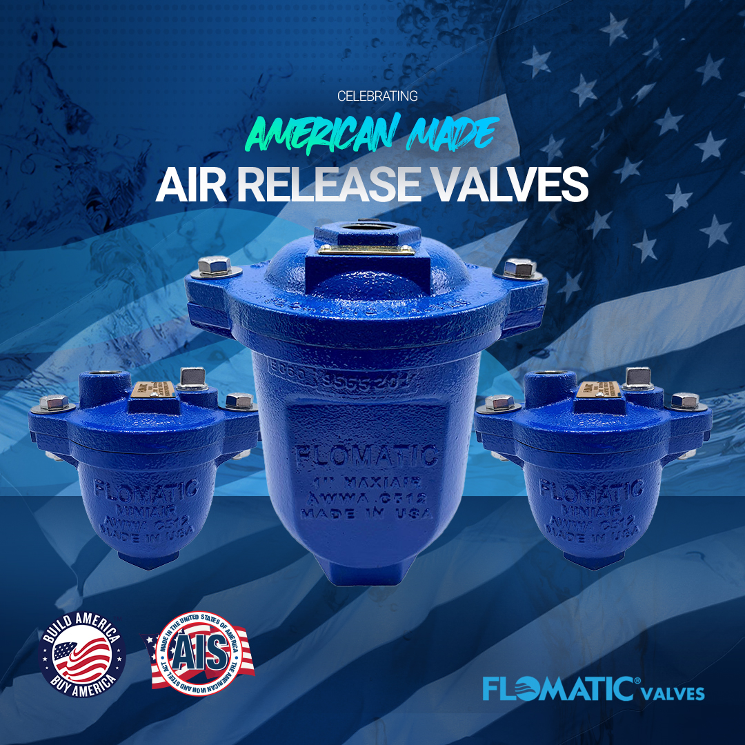 FlomaticValves's tweet photo. Celebrating high quality American-made valves built to last... meet our air/vacuum valves built in compliance with the American Iron and Steel (AIS) Act &amp; manufactured in the USA.
Learn more here: https://t.co/zos3zFke1w https://t.co/fDL8EuxsBD