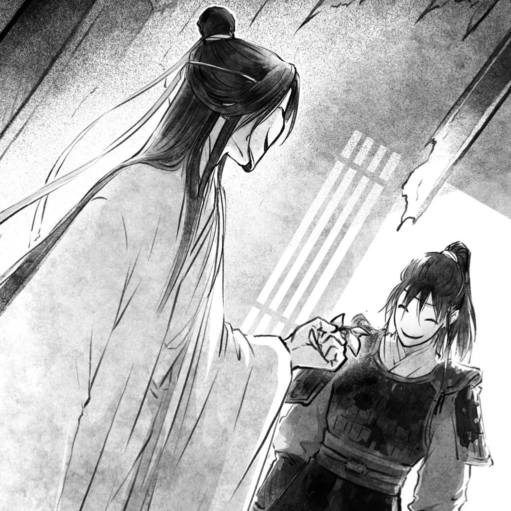 yanti8ve's tweet photo. Xie Lian turned his head slightly. “Burn the palace!”

Wuming bowed his head.
“Yes sir.”

(DAMN, THAT'S HOT!!) https://t.co/zP3LIZXSCg
