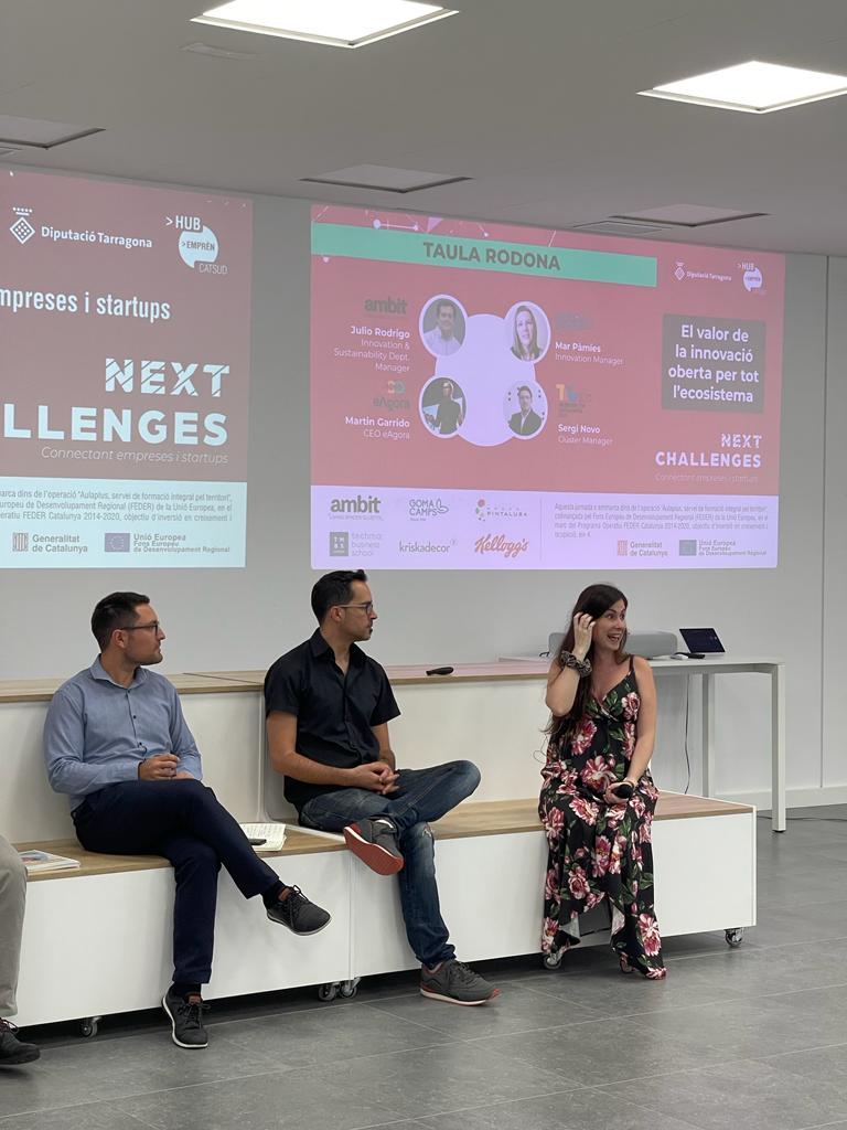 sergi_novo's tweet photo. 👍Gràcies per convidar-me a formar part del #InnovationDay del programa #NextChallenges CatSud de la @Dipta_cat participant a la Taula Rodona sobre "La innovació oberta a l'empresa" per donar a conèixer casos d'èxit de #projectes i activitats del Clúster i de les empreses @TICSud https://t.co/dQJtqDlFTi