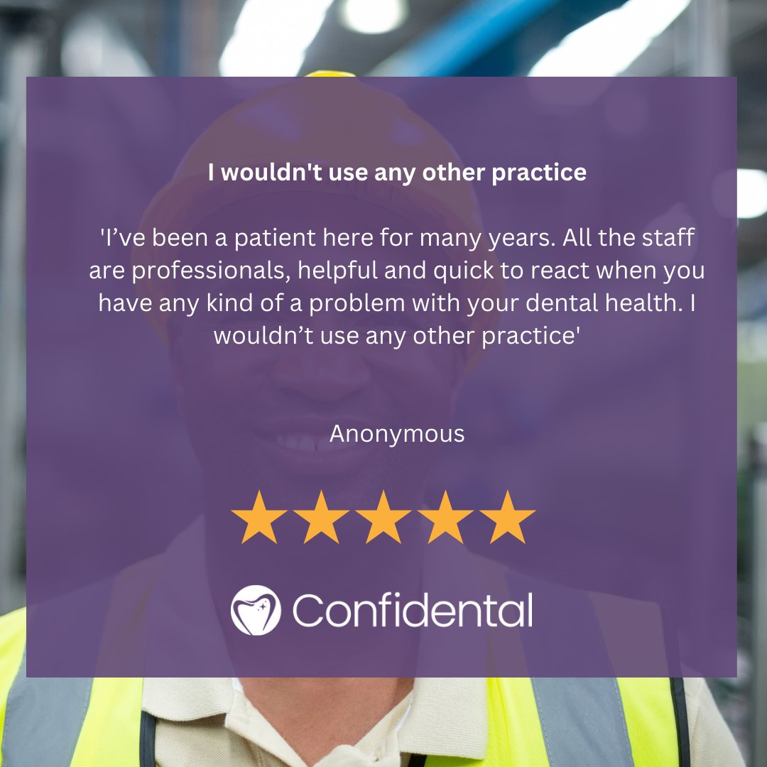 ConfidentalUK's tweet photo. 🌟 We are over the moon with joy to share this heartwarming review from our beloved patients! 💙   If you're looking for a dental practice where you'll be treated like family and receive top-notch care its here
#Testimonial #HappyPatient #Care #DentalFamily #SmileWithConfidence https://t.co/ENcN0MQhyS