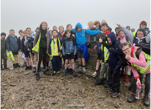 Incredible work by Yr 5 and Yr 6 last week as they climbed Pen y Ghent