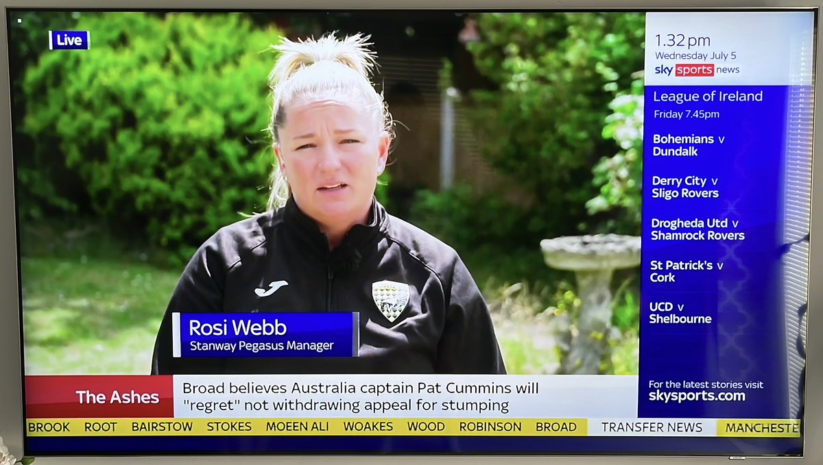 Stanway Pegasus Women Football Teams (@stanwaypegasusw) on Twitter photo ๐ฅ๐ฒ๐๐ฒ๐ฟ๐๐ฒ๐ | Ladies Manager and Menโs 1st Team Manager @rosibellpoppet back on <a href="/SkySportsNews/">Sky Sports News</a> today!
The club <a href="/StanwayPegasus/">Stanway Pegasus FC</a> must be doing something right, we continue to drive forward.
#upthepeg ๐กโซ๏ธ
<a href="/TalkingWoSo/">Talking WoSo</a> <a href="/WomensFootyNet/">Womens Football Network (WFN)</a> <a href="/Teamgrassroots_/">Grassroots</a> <a href="/WF_East/">Women's Football East</a> ๐ฅ๐ฒ๐๐ฒ๐ฟ๐๐ฒ๐ | Ladies Manager and Menโs 1st Team Manager @rosibellpoppet back on <a href="/SkySportsNews/">Sky Sports News</a> today!
The club <a href="/StanwayPegasus/">Stanway Pegasus FC</a> must be doing something right, we continue to drive forward.
#upthepeg ๐กโซ๏ธ
<a href="/TalkingWoSo/">Talking WoSo</a> <a href="/WomensFootyNet/">Womens Football Network (WFN)</a> <a href="/Teamgrassroots_/">Grassroots</a> <a href="/WF_East/">Women's Football East</a>