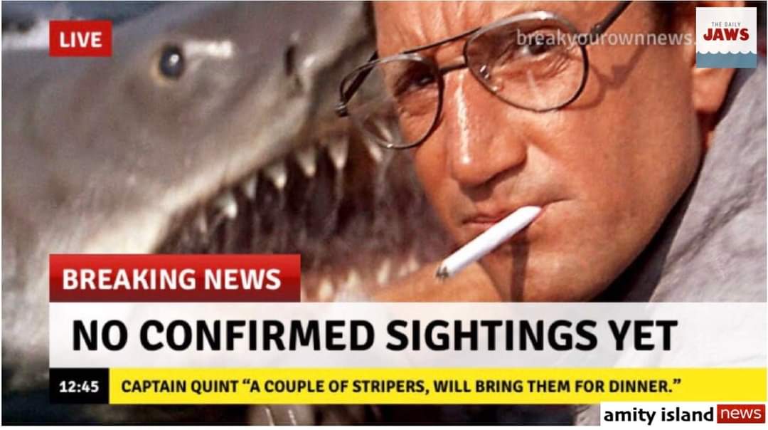 thedailyjaws's tweet photo. #Jaws #BreakingNews We are all at sea with the crew of the Orca. Hooper is reportedly driving the boat.

#JawsWeek rolling news: https://t.co/CSlA2fkTUy https://t.co/nVNaXcp7ze