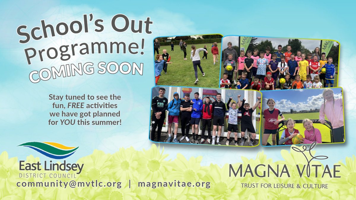 MagnaVitae's tweet photo. 🙌IT'S ALMOST TIME TO REVEAL🙌
Our incredible Community Team & Coaches have some amazing activities for you - Details coming soon...👀
We have planned a SUPER summer & can't wait to share it with you!
💥STAY TUNED!💥
#Summer #HalfTerm #Community #Activities #StayTuned #ELDC https://t.co/cfAMe9Ri6x