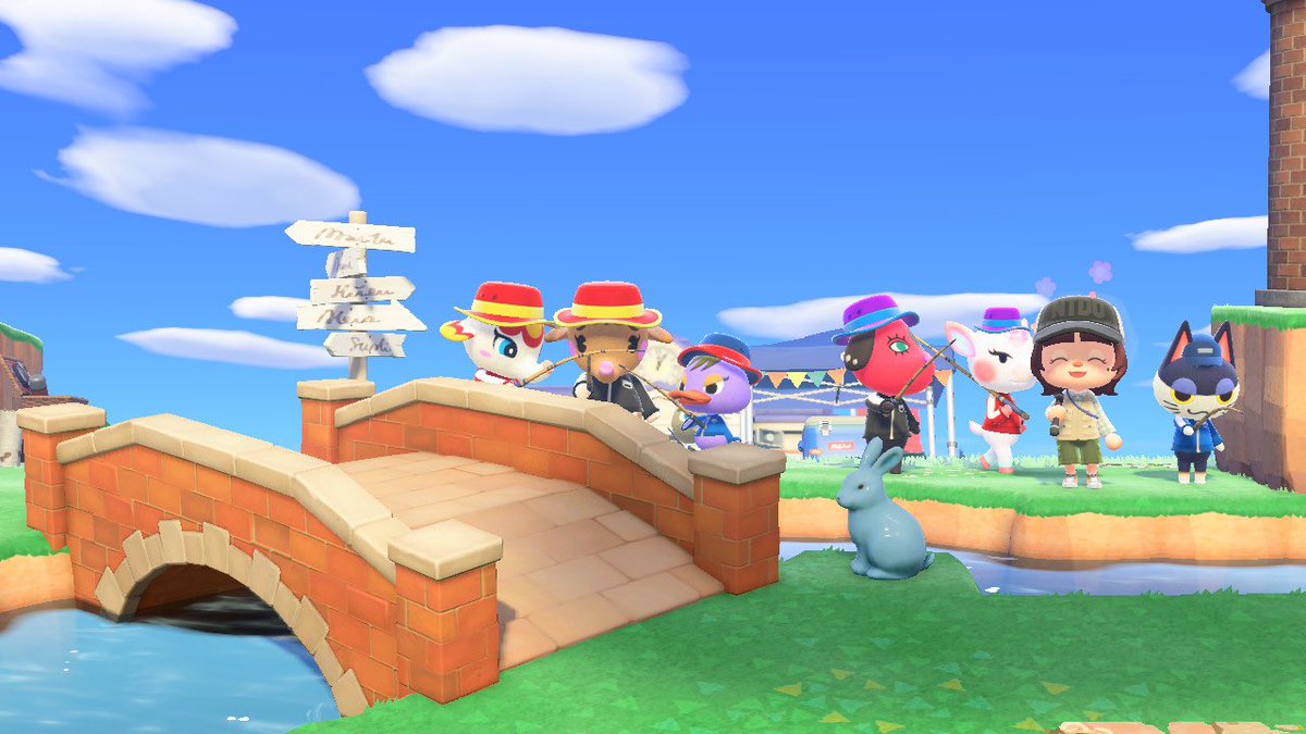 neuchannel's tweet photo. 多分、うちの住人さん 川はここしか知らない。

#どうぶつの森 https://t.co/zr5Bl82H2z