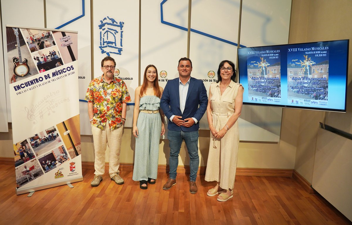 🎶 Vuelven las XVIII Veladas Musicales y el XIII Encuentro de Músicos de Villanueva de Duero.

➡️ La diputada <a href="/FrutosMyriam/">Myriam Martín Frutos</a> y el alcalde, Saúl Ortega,  presentan la programación.

🔗diputaciondevalladolid.es/es/web/comunic…