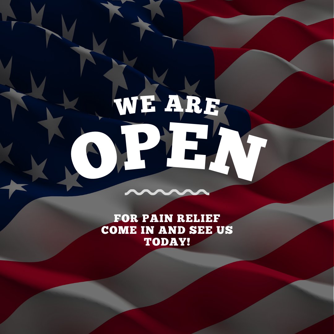 drdavidwarwick's tweet photo. We hope everyone had a fantastic 4th July.

We are open again today, hours as normal. If you're in pain, you know what to do... Come and see us :) https://t.co/hZxhpMqj6q