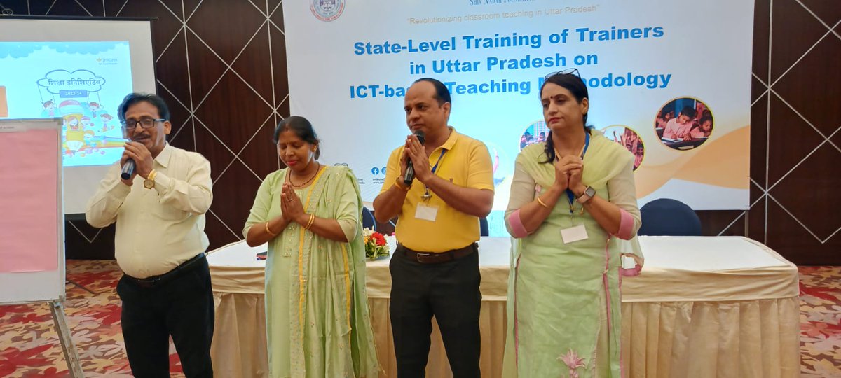 Sanjeev Sharma ,State AwardeeTeacher/SRG -Aligarh tweet media