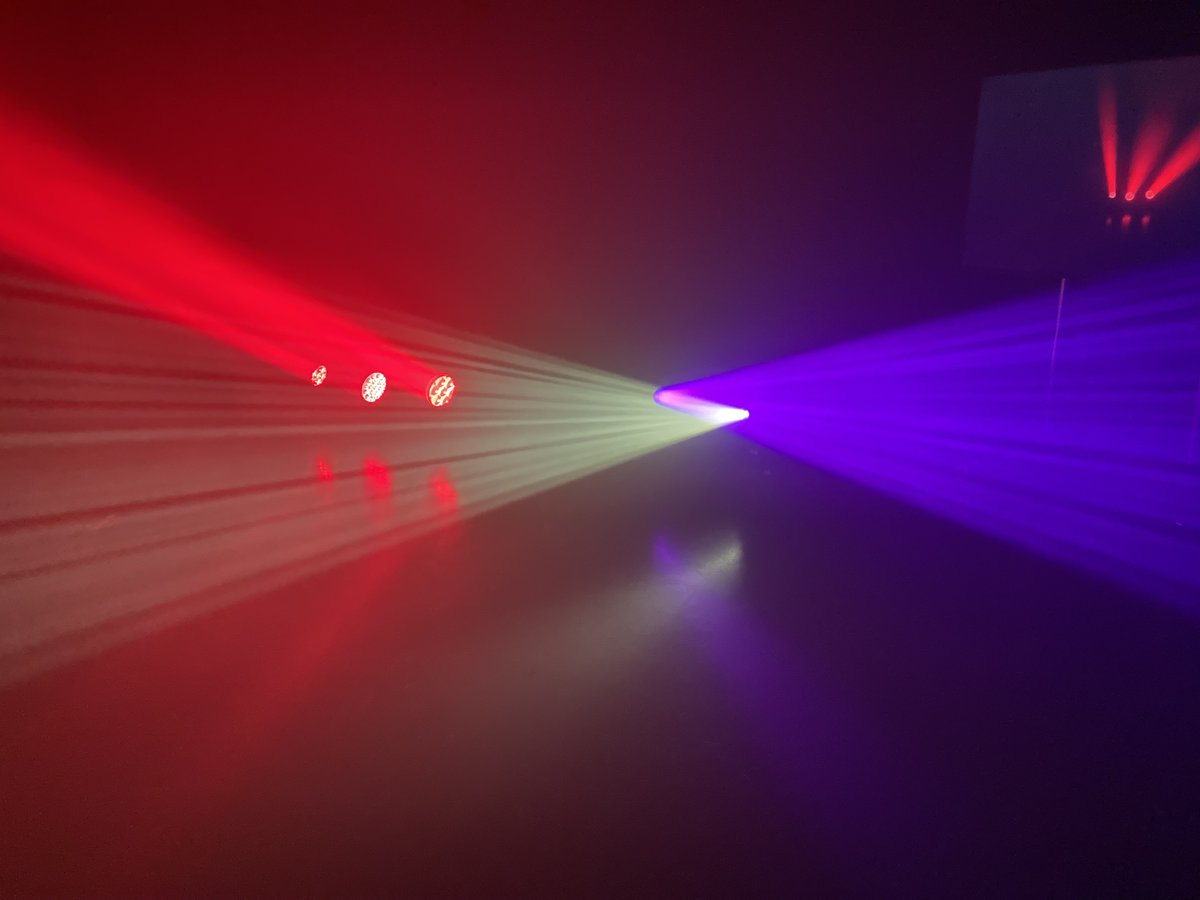 EnlightenedLx's tweet photo. Lights, Camera, Action!
Our colleague Ian recently visited the staff and students at @BathSpaUni TV Studios to demo some @MartinProUKDist Era 400 moving heads so they could see just how good they look on camera.
#enlx #bathspauniversity #tvstudio #martinprofessional #prolx https://t.co/4eDqtgS8Fy