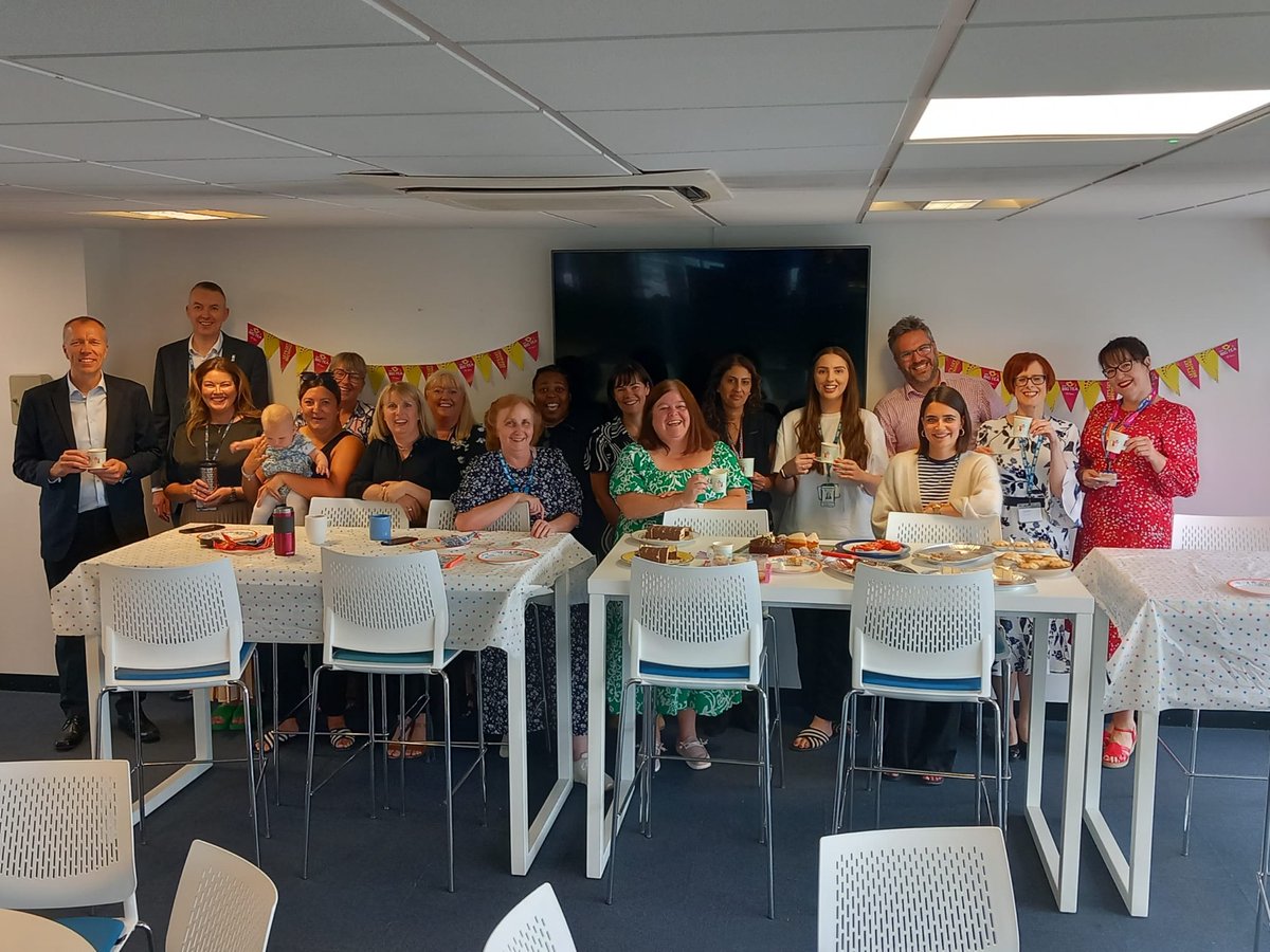 We really enjoyed our NHS 75th Birthday #NHSBigTea this afternoon 💙Great to have a quick get-together and enjoy some well-earned cake, lovely #NHS75