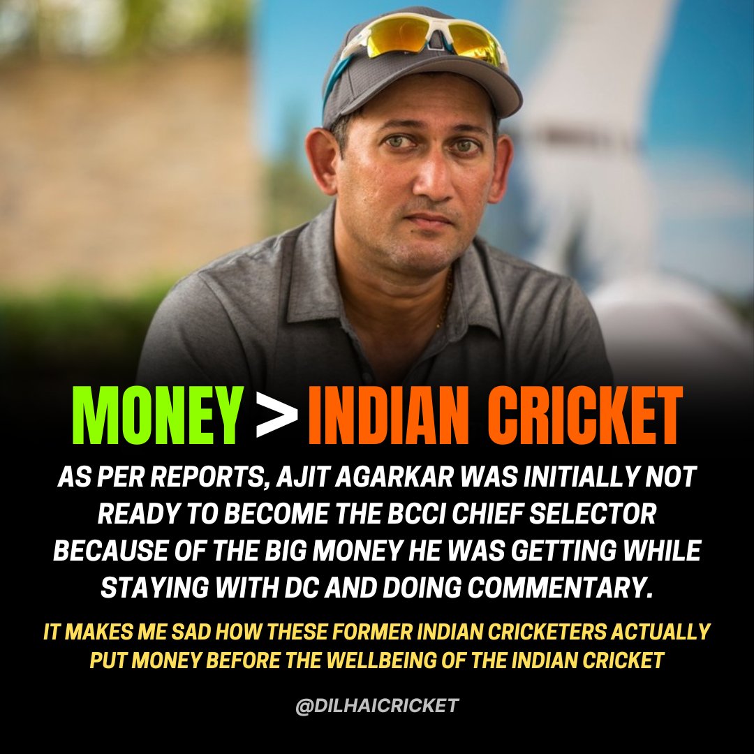 Sad Reality 💔 #Cricket #BCCI #indiancricket #IndianCricketTeam #AjitAgarkar