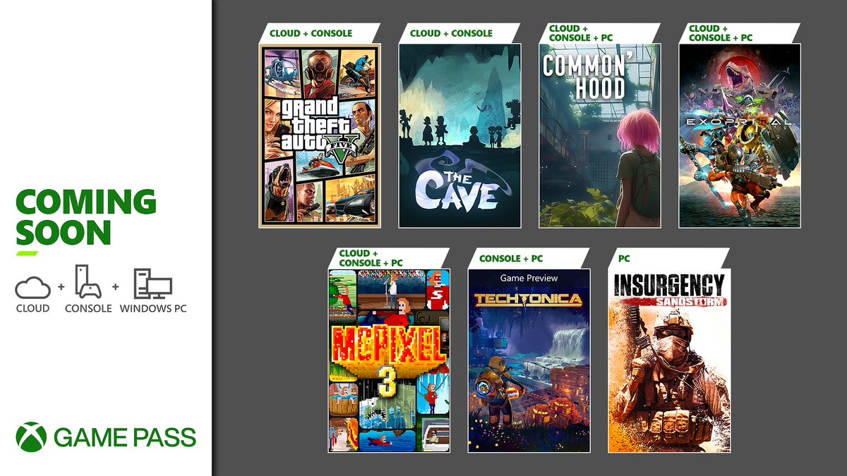 💣💣BOMBA: GTA V está chegando ao catálogo do Xbox Game Pass e também para Nuvem. 

Isso significa que até seu Notebook de 2012 todo fodido e sem placa de vídeo poderá visitar Los Santos.

O custo benefício do #XboxGamePass só aumenta.