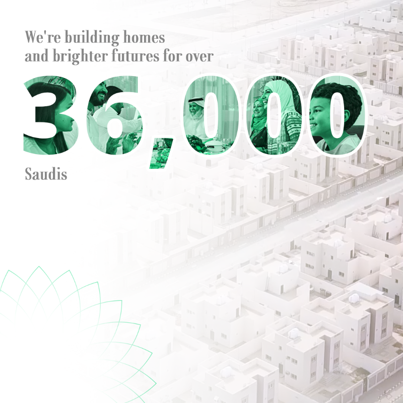 SaudiVision2030's tweet photo. From dreams to reality, home is where hope flourishes. Thanks to groundbreaking initiatives like @JoodEskan, thousands of families in #SaudiArabia now embrace a brighter future. 

Together, we're one step closer to achieving #SaudiVision2030's housing target of 70%.