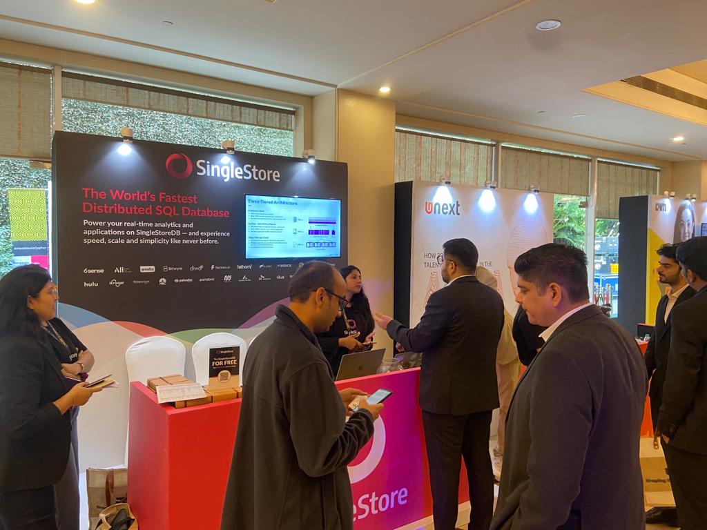 SingleStoreDB's tweet image. #MachineCon23 in Bengaluru, India has come to an end! 🎉 Thank you to those who visited our booth — we had such an amazing time.

If you attended, what was a memorable part of the event for you? Comment below ⬇️

#SingleStore #AI