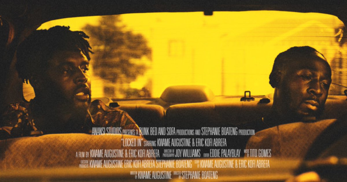 acheampongmag's tweet photo. "LOCKED IN," directed by @Steph_Boateng and representing the UK and Ghana's African creatives and African content at this year’s @accraindiefilm1, the festival will feature a collection of 52 short films from 28 countries from July 31 to August 6, 2023, at Alliance Francaise. https://t.co/eIIwxmGdbe