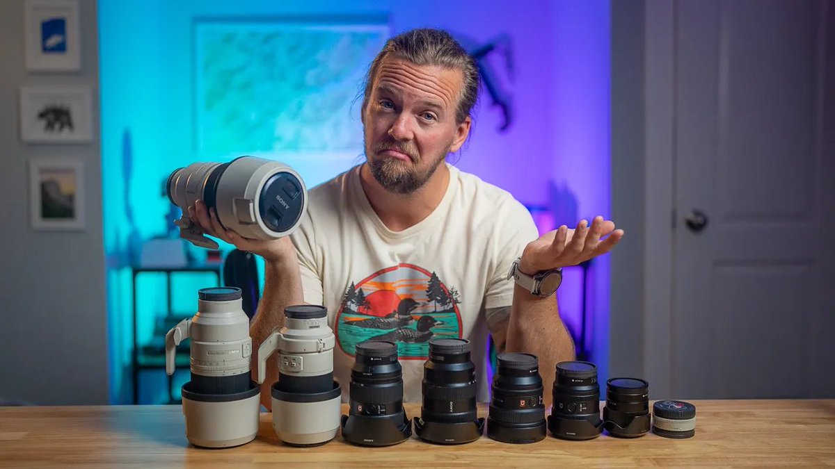 What do you consider the "holy trinity" of lenses? For most people it's 16-35, 24-70 and 70-200. I have a WAY weirder lineup for my go-to lens lineup, any guesses what it is? 

New video out today: "The Only 3 Lenses You'll Ever Need For Nature Photography"