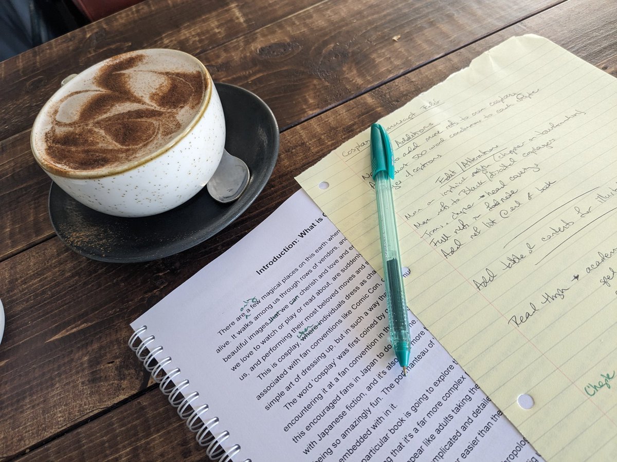 And so the editing begins