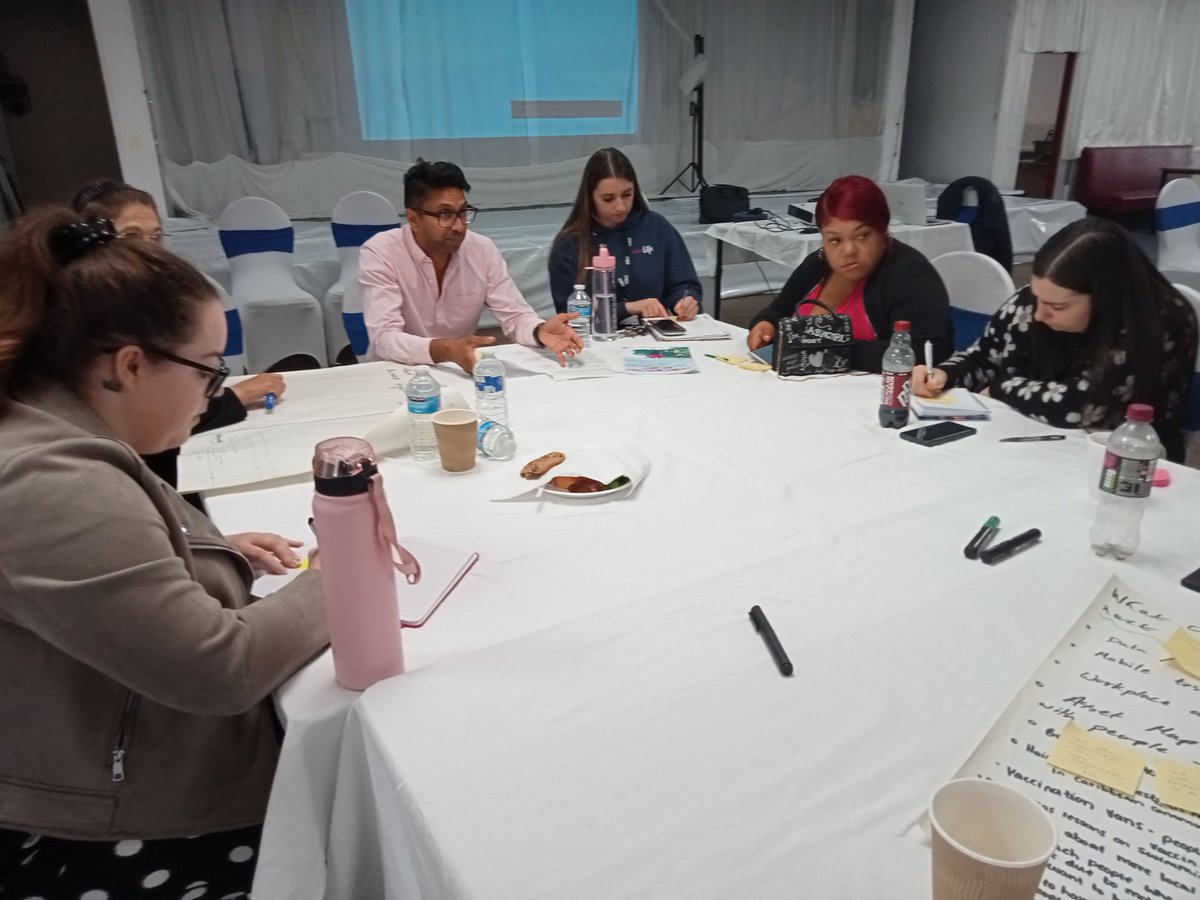 Very exciting #Hulme #MossSide #Rusholme Neighbourhood Health Partnership, planning collaboration on health priorities: #housing, life expectancy, #poverty, child health & environment/#AirPollution Amazing participation from across the board Let's #MakeManchesterFairer