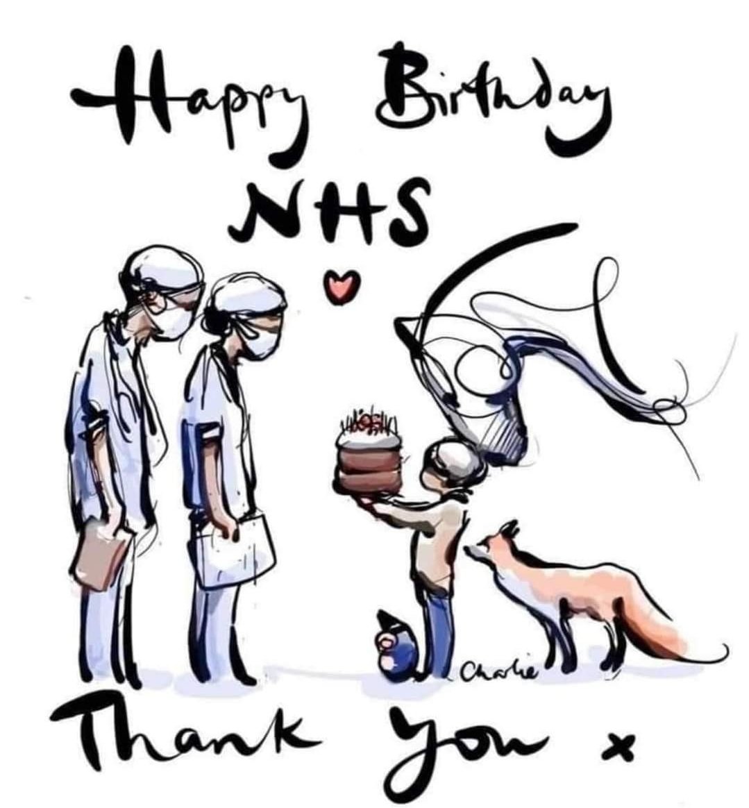 My service is 20 years this year. + 3 years training.  

The NHS is our greatest achievement as a nation. 

We CANNOT let these psychopaths destroy it. Neither red nor blue. 

It's ours. We have to fight for it. 

#NHSBirthday #NHS75Women #handsoffourNHS