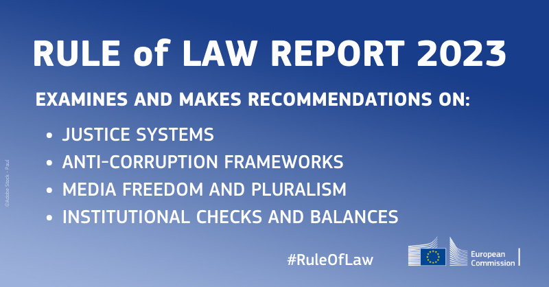 #RuleOfLawReport examines developments & addresses recommendations in 4 key areas:

⚖️justice systems
⚖️anti-corruption framework
⚖️media freedom & pluralism
⚖️institutional checks & balances

What are some of the recommendations made to EU Member States? ⤵️