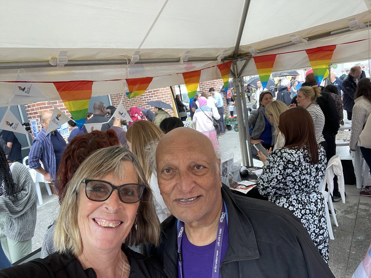 Great celebration in the form of a street party <a href="/SWLSTG/">South West London and St George's NHS</a> to celebrate #nhs #nhs70 birthday . Lovely to see so many old friends including the amazing Suresh and <a href="/TomRobertss/">Tom Roberts</a> who has done an incredible job in expanding/promoting @SWLSTGrunners running for staff health and well-being