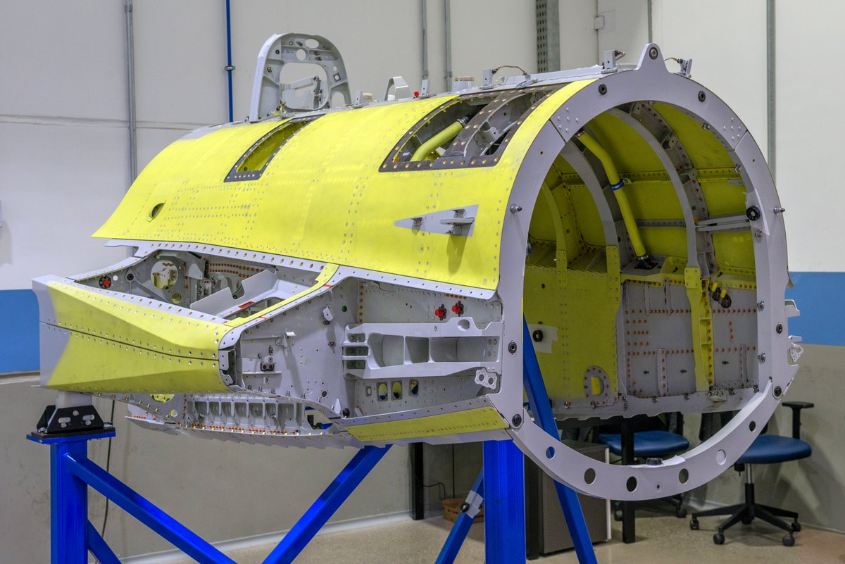 saabdobrasil's tweet photo. Finalizamos a produção da primeira fuselagem traseira do #Gripen E em nossa fábrica de São Bernardo de Campo (SP).
Clique aqui (https://t.co/EK8p7BunSh) e saiba mais sobre esse importante marco do #ProgramaGripen.
#GripenBrasileiro #Aviação https://t.co/5dg2UKpMNg