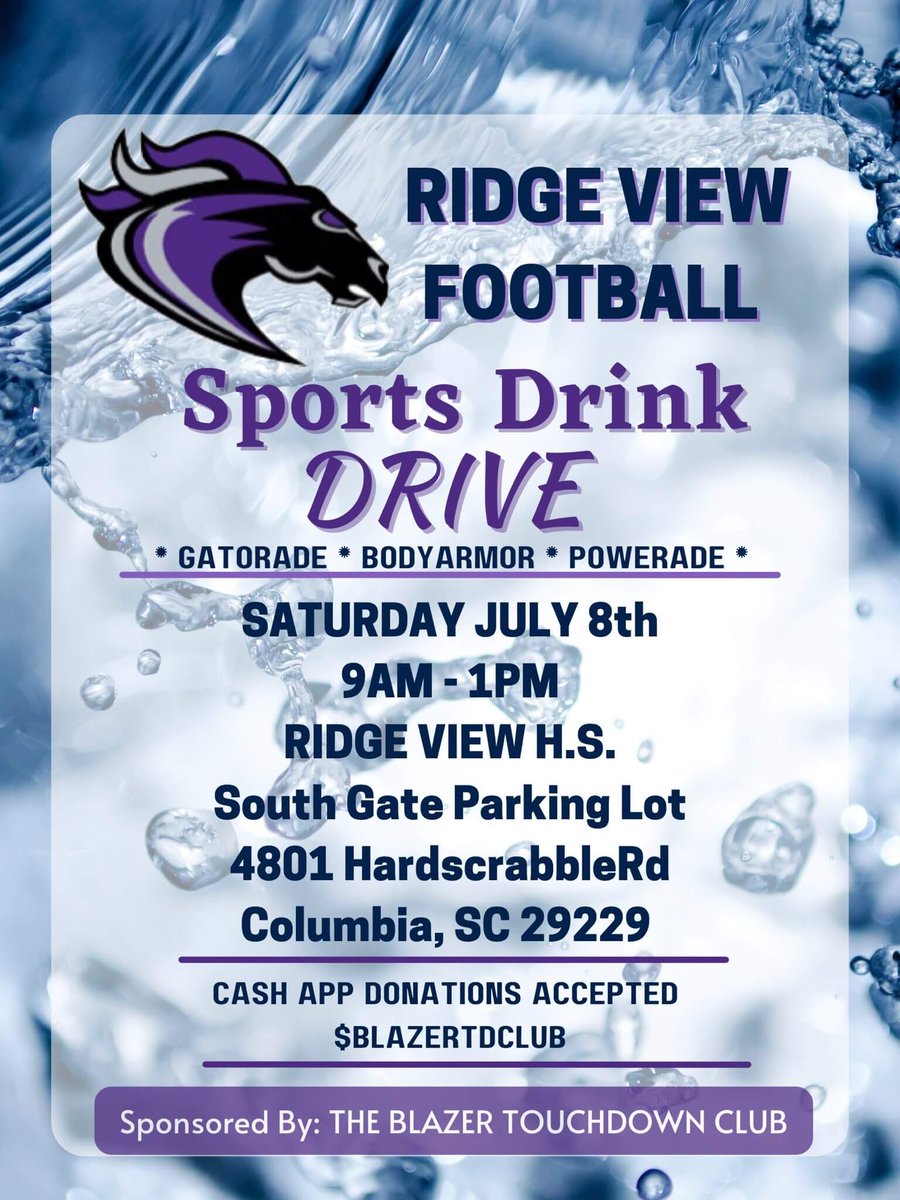 D1J4Y_'s tweet photo. Please come out and support Ridge View Football this Saturday! https://t.co/36LKEHyDSv