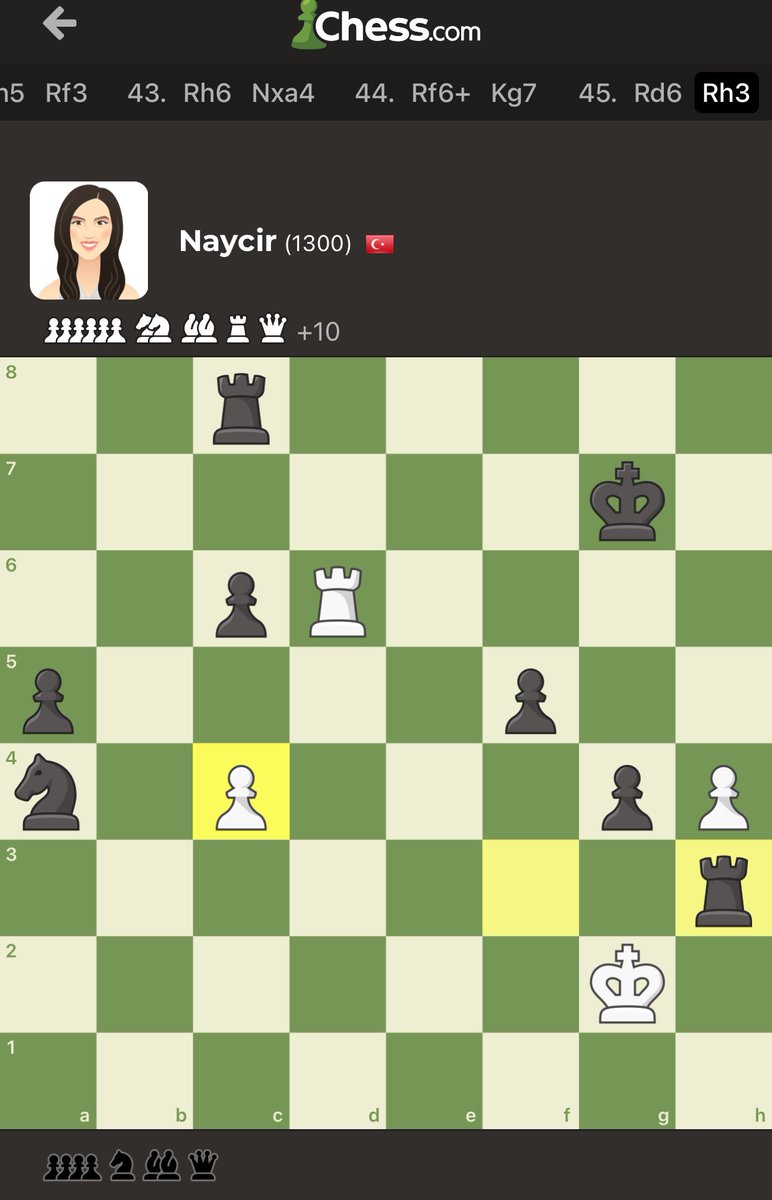 ThroughtonsHeir's tweet image. How @nigarhan crushed me playing over-ELO like a boss:
@chesscom got the #chessbot right, her aggressive style led to a fun queen’s pawn chigorin variation game. #Naycir rocks! ♟