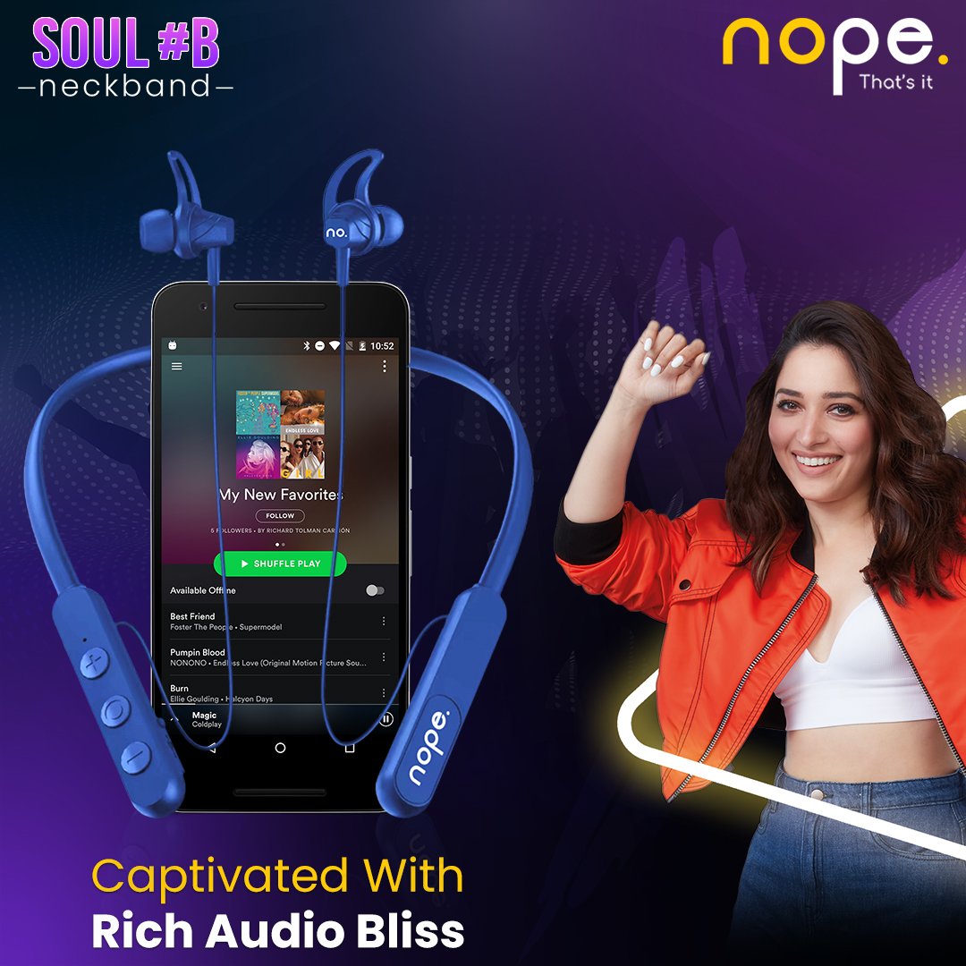 'Indulge in an ethereal symphony of sound with the captivating Soul #B neckband, gracefully enveloping you in a realm of audio bliss.'
.
Click here to buy - amzn.eu/d/9RXoskt
.
#nope #thatsit #bestneckband #soulb #bestsound #neckbands #handsfree
#dolbysound #calling #fast