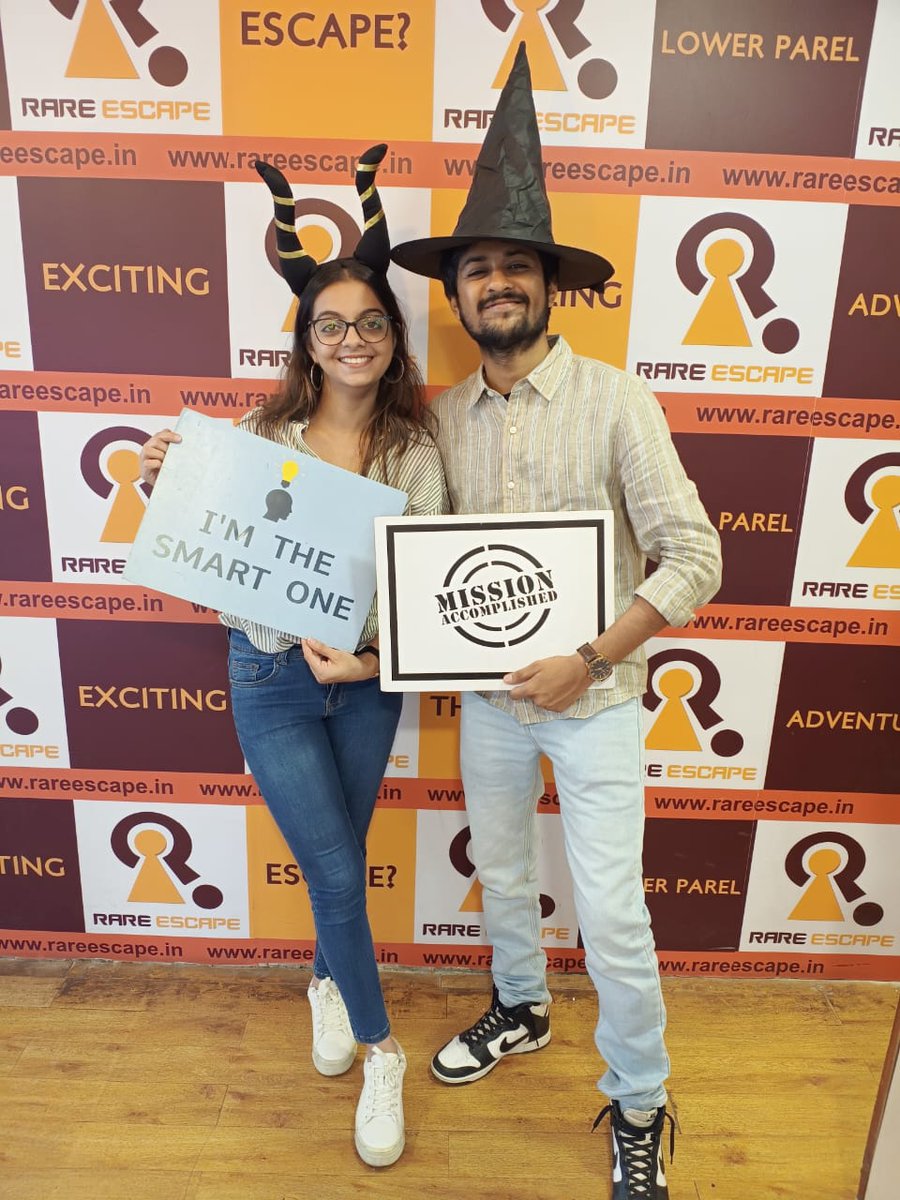 Who is the smart one in your group to help you from  escaping
  #rareescape #escaperooms #mysterybooks #terrorescape #egytapiankingchambers 
#escaperoommumbai #weeklycompetition #escapegamesnearme