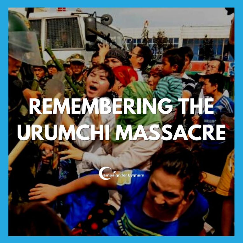 Today marks the 14th anniversary of the #UrumchiMassacre. On July 5th, 2009, the Chinese regime violently suppressed and killed thousands of peaceful #Uyghur protesters who bravely sought justice and accountability for the Shaoguan massacre on June 26, 2009. 

As we remember the