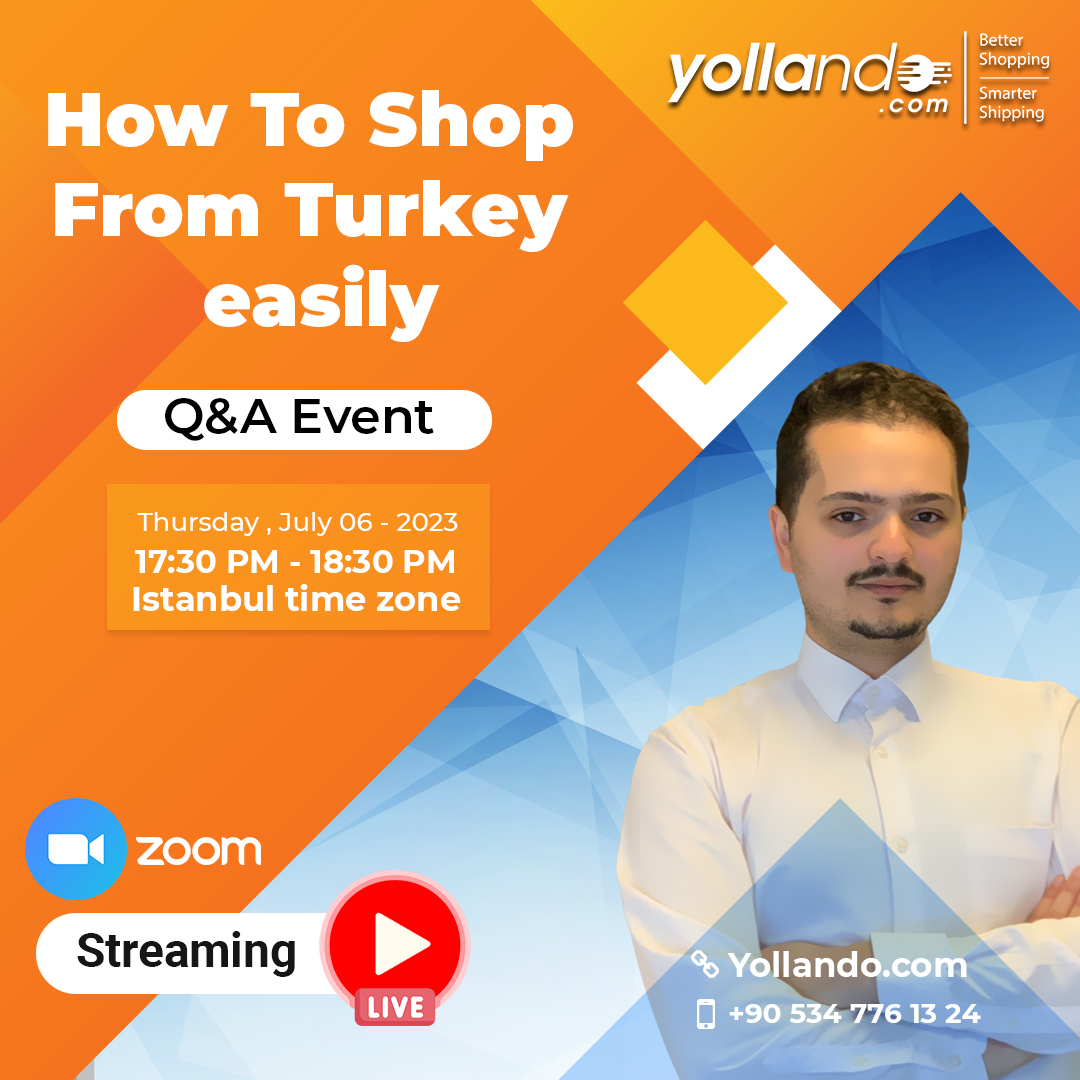 Ask us about shopping from Türkiye!  We will explain how to shop easily from Turkey and have your products delivered to your doorstep anywhere in the world. Come and join us in this Q&amp;A Event. 

us06web.zoom.us/j/83023383811