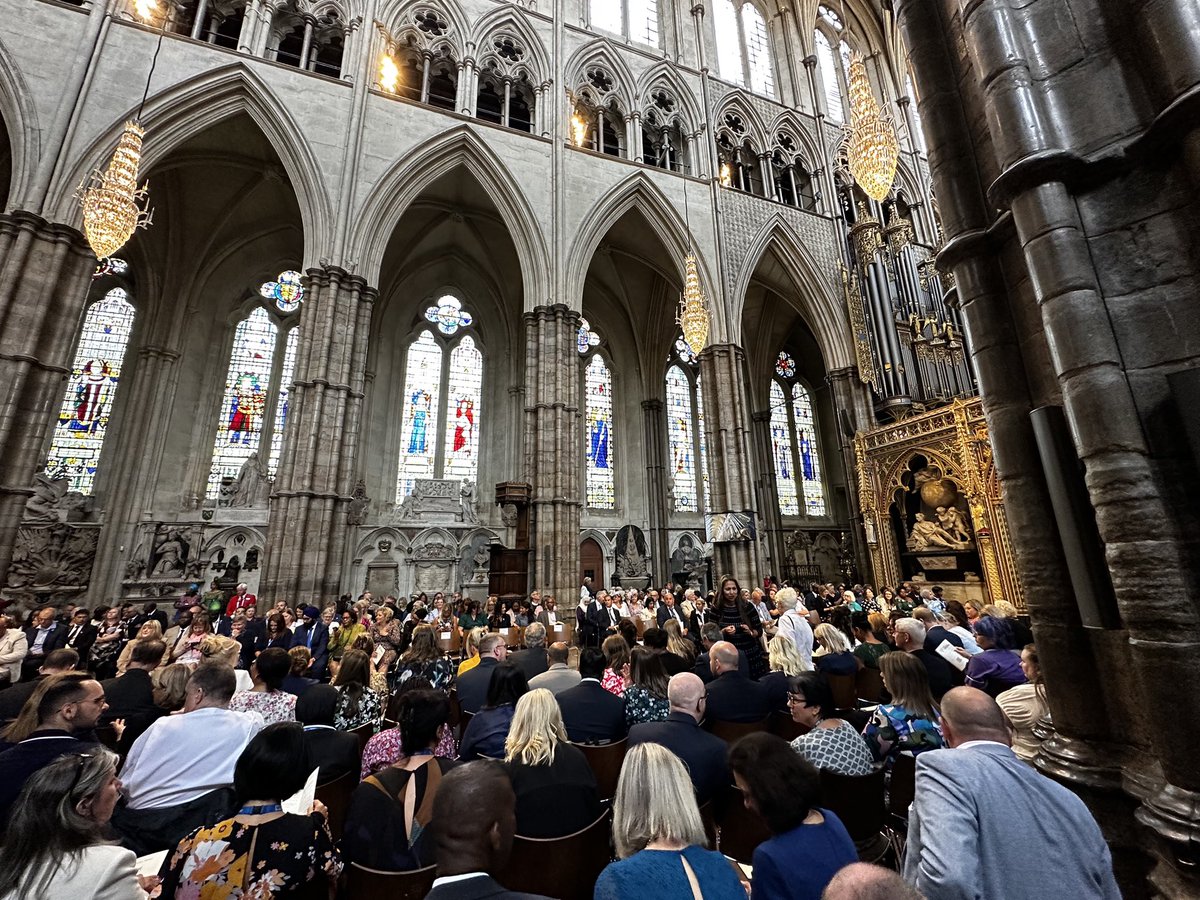 What a privilege to attend <a href="/nhs75/">Eloise Evans</a> at Westminster Abbey and reaffirm what a ‘jewel in the crown’ the NHS is.