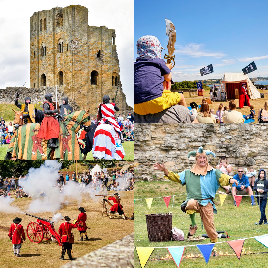 We have a whole host of exciting events at Scarborough Castle this summer! 😎 From swashbucking pirates to medieval knights to fierce jousting. It's going to be a summer to remember! 🍦 Find out more about all of our events here 👉 bit.ly/scarborough-ca…