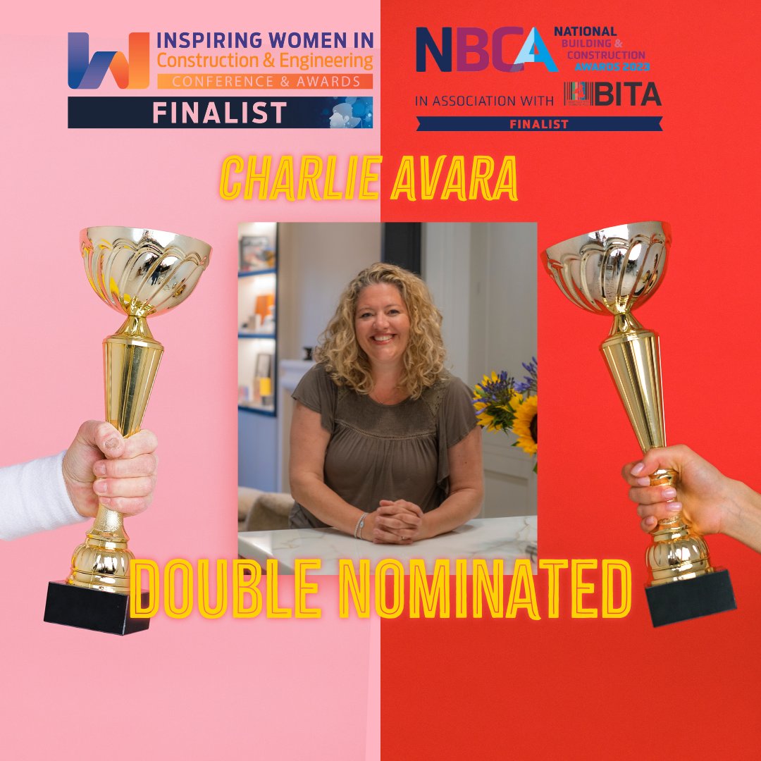 Our client, Charlie Avara from All Done Design, has been double-award nominated for both the 2023 National Building &amp; Construction Awards and the Inspiring Women in Construction and Engineering Awards. 🏆 A fantastic achievement! 🤩 #ClientAward