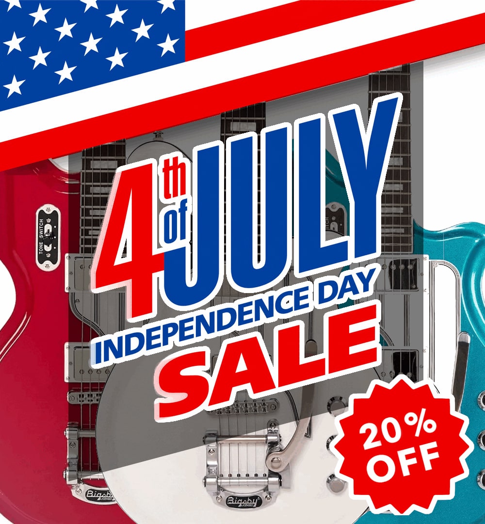 EastwoodGuitars's tweet photo. July 4th Sale EXTENDED until midnight EST Tonight!
TAKE 20% OFF any in-stock item in our store!
Shop Now: https://t.co/FnYH7Seijh
Use coupon code JULY4TH at checkout.
And, YES, this offer also applies to items at MyRareGuitars, too! (https://t.co/kS8qwnw7F2) https://t.co/1Zpbh1XKay