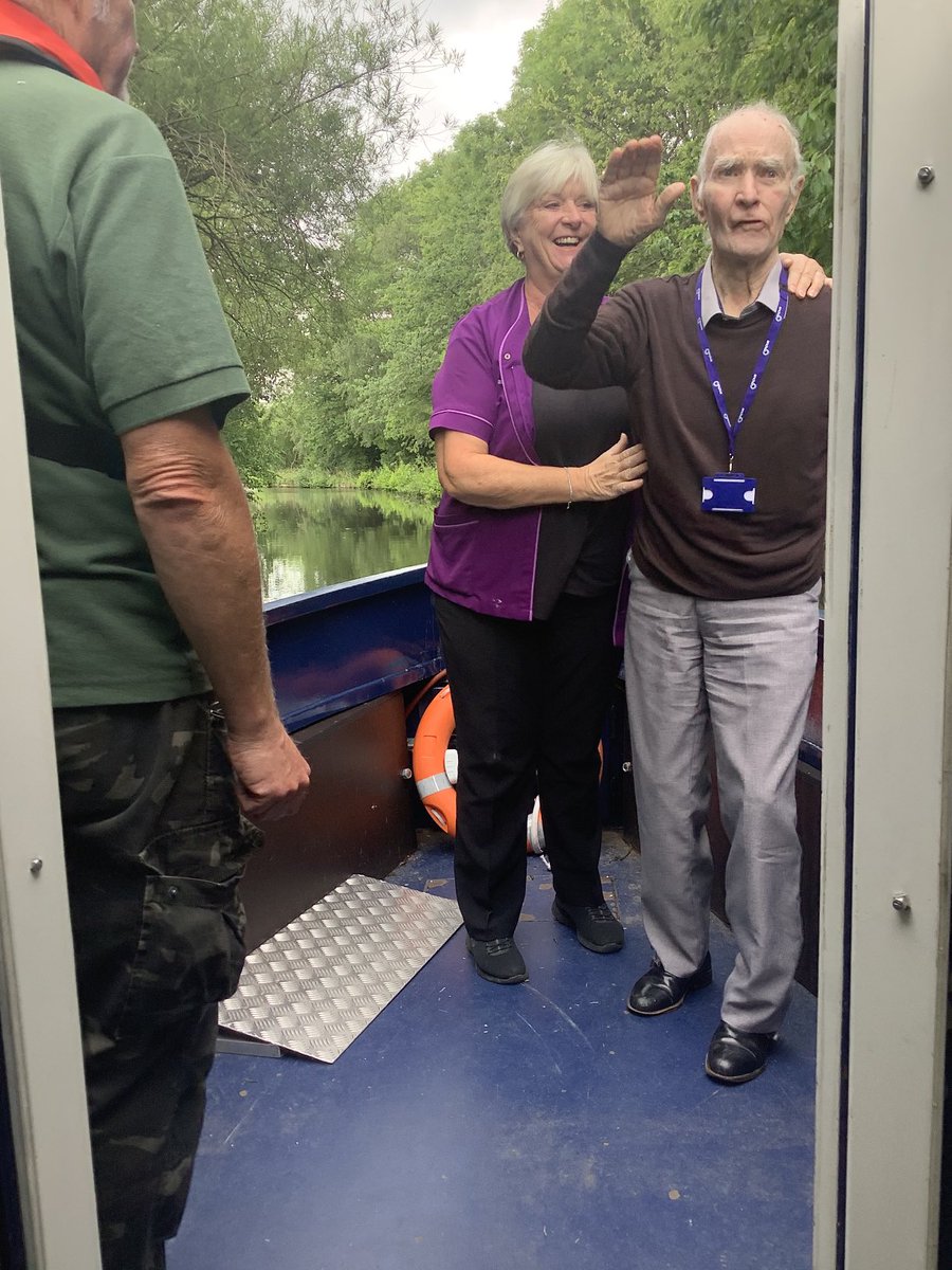 LightbownehallA's tweet photo. Another fantastic trip along the canal, having a spot of lunch and taking in the scenery. Thank you to the wonderful staff aboard the Community Spirit 2 for taking care of uswearesailing #cruisingalong @www.emcbp.org.uk https://t.co/z0ZMDTSneR