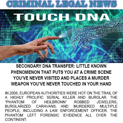 Secondary DNA Transfer: Little Known Phenomenon That Puts You at a Crime Scene You’ve Never Visited and Places a Murder Weapon You’ve Never Touched in Your Hand 

Learn Why You Might Be Convicted For A Crime You Did Not Commit Here: buff.ly/44kiYpw