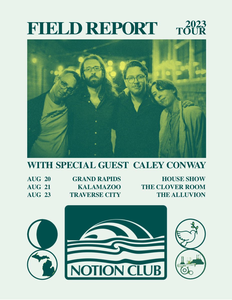MICHIGAN
8/20 Grand Rapids
8/21 Kalamazoo
8/23 Traverse City