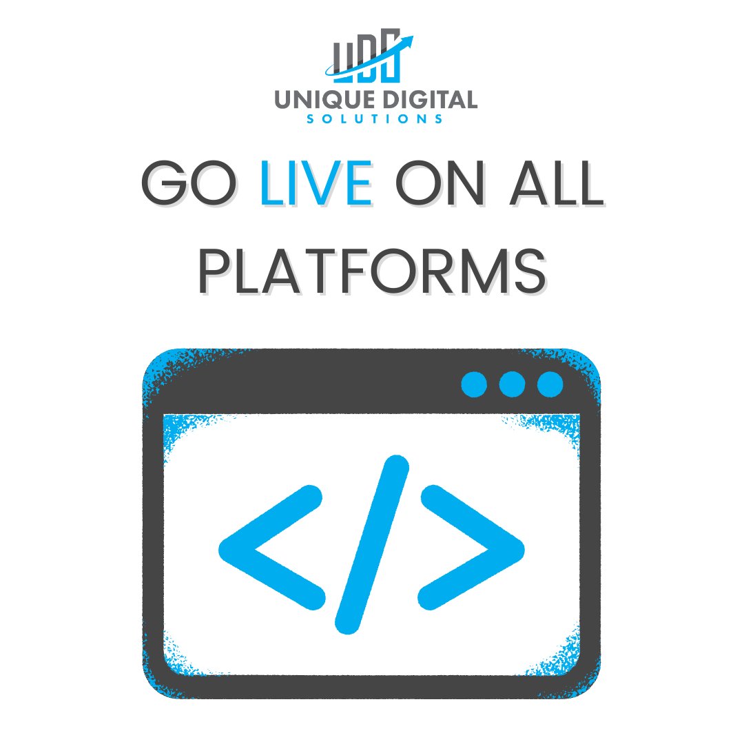 UniqueDSLLC's tweet photo. People tune in to Live videos for up to three times longer than they would stick around watching a prerecorded video. People engage by asking questions and here you can show them you’re not just a brand by interacting with them during and after your live video. https://t.co/2lj7jpGWkB