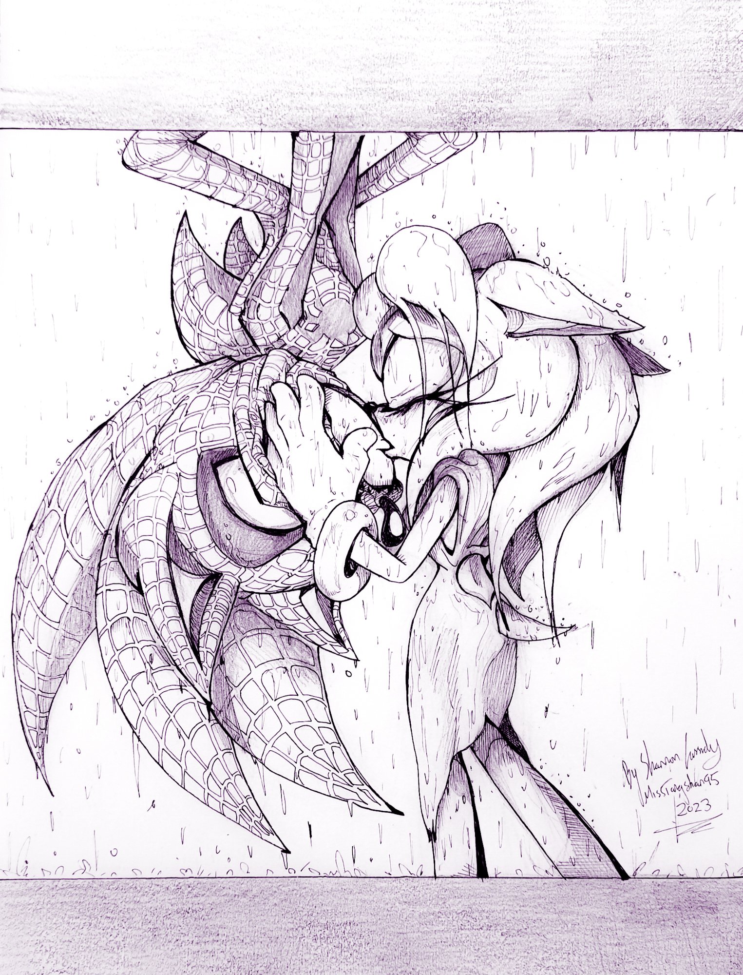 SonAmy fanart in 2023  Sonic and amy, Sonic art, Sonic heroes