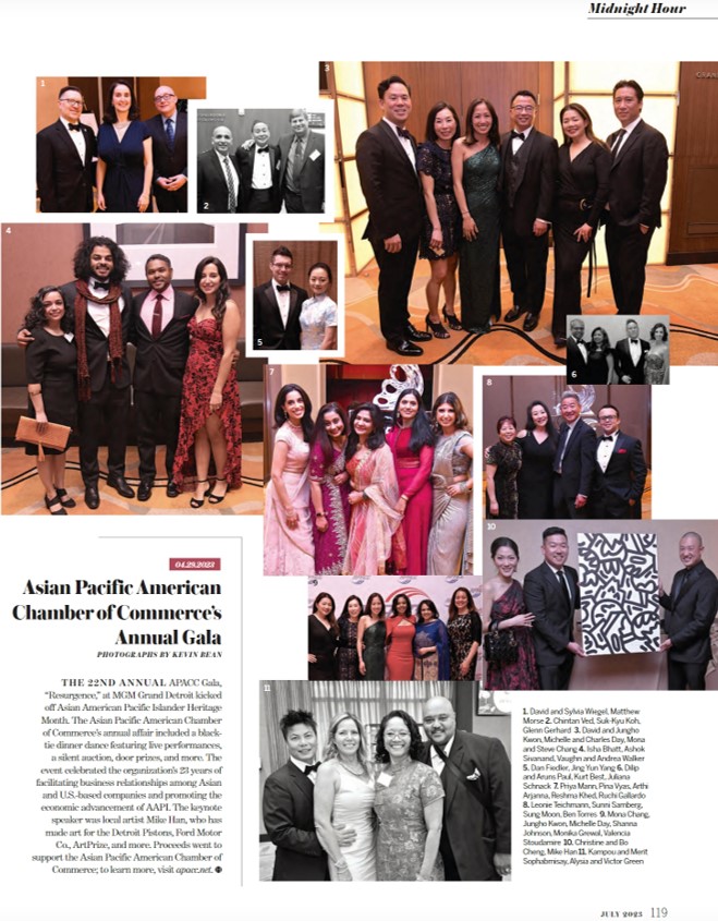 Still thinking about what a great time APACC's Annual Gala was? Yup, so are we! As seen in <a href="/Hour_Detroit/">Hour Detroit Magazine</a> 's July Issue
issuu.com/hour_media/doc…
