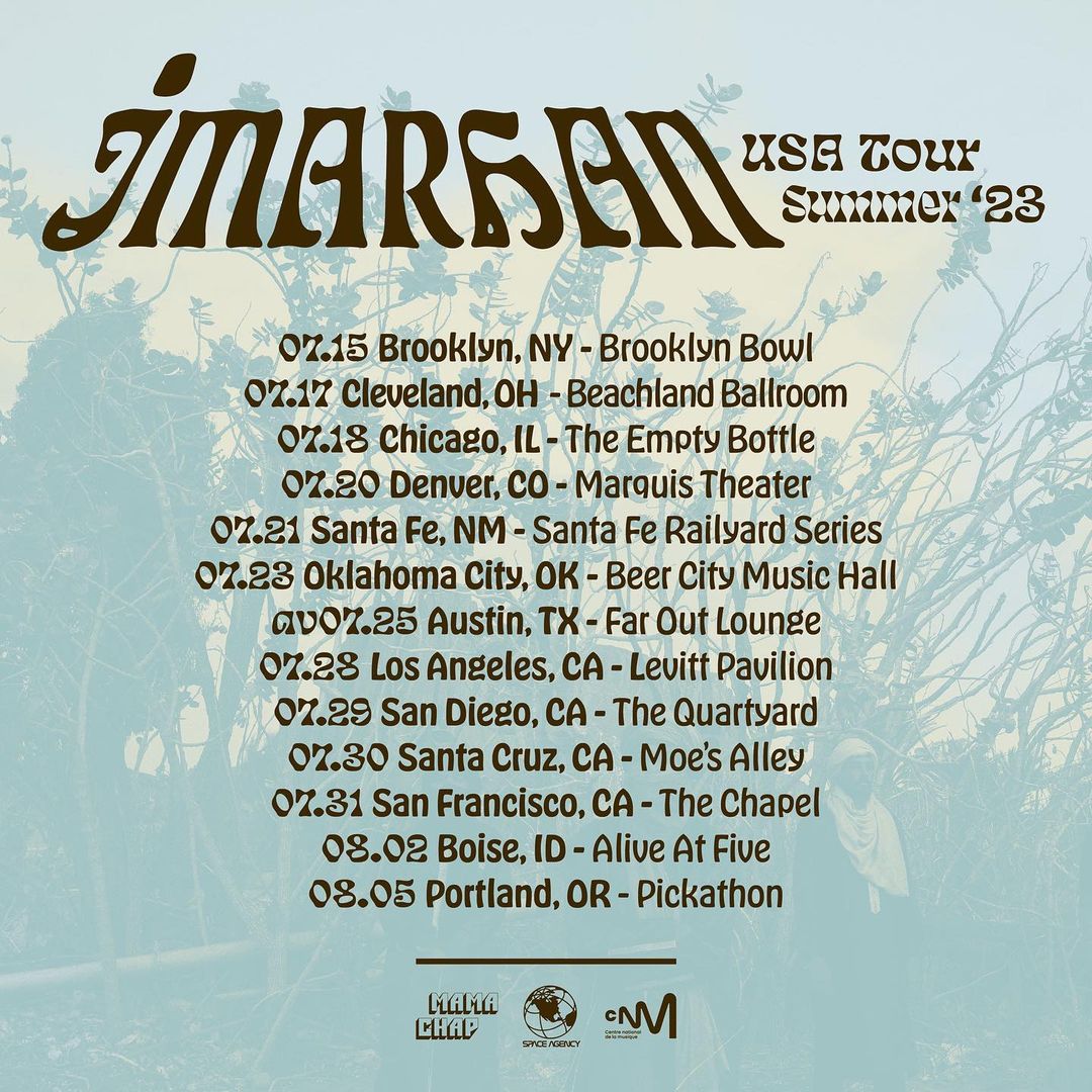 @Imarhanband head off on their BIG USA TOUR next week! ⁠ Listen to their latest release titled 'Ihad Saman' (translated as 'the night of discernment') and 'Tahabort', released today. ⁠ Listen → bio.to/ImarhanIB