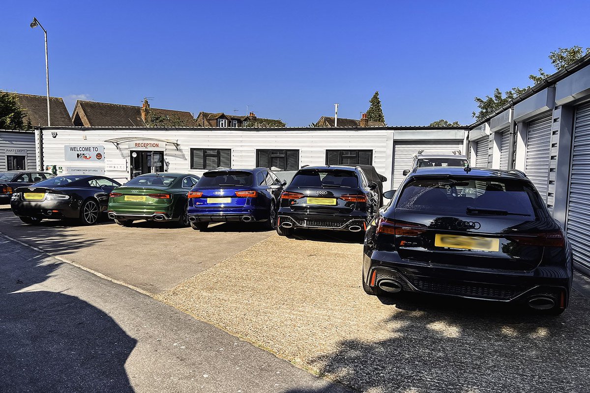Celebrating the power and precision of Audi RS! These beautiful machines just happened to gather in front of our Reception (complete coincidence!) 
Ready to get them in top shape and back on the road!
#HandLMotors #AudiRS