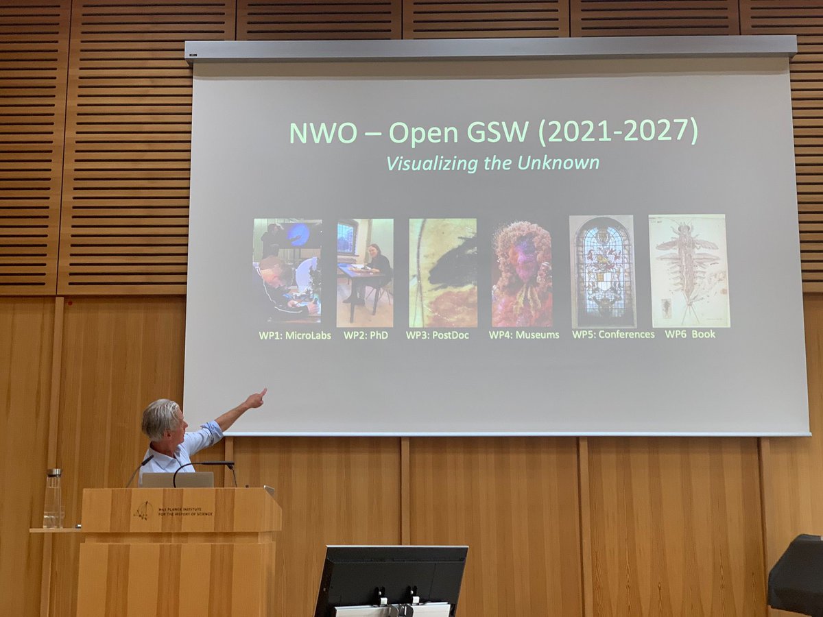 NWO_MicroLabs's tweet photo. Our PI Eric Jorink introducing our project to the @MPIWG today at a workshop organized by Katja Krause and her Max Planck research group “Experience in the Premodern Sciences of Soul &amp; Body” https://t.co/om7oqvN49V
