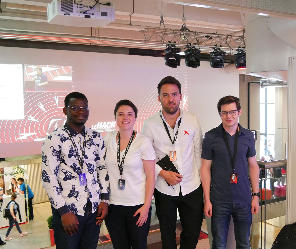 HR_Team_Group's tweet photo. La semaine dernière, notre #Squad #Cybersecurity était au salon @_leHACK_. 💻

Découvrez le feedback de Jérôme, Ingénieur Cybersécurité 👉 https://t.co/XKi1Bl4856 📰

La semaine prochaine, ne manquez pas le retour de Luc, Pentester, en vidéo. 📹

#cybersécurité #leHACK #feedback https://t.co/vZXqWp27Kk