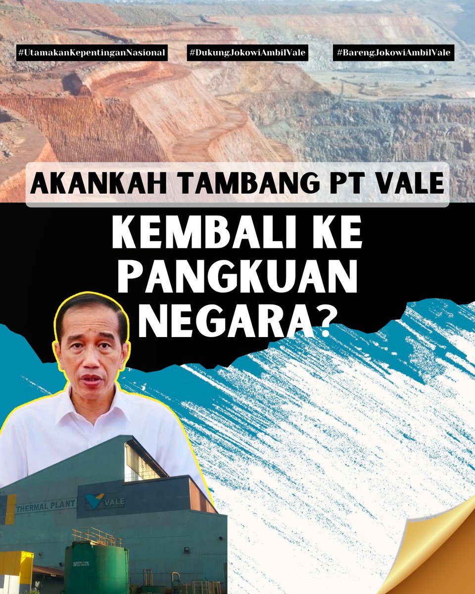 arga789's tweet photo. Kita yakin kepada bapak @jokowi jika tambang vale  bisa segera di ambil alih
#BarengJokowiAmbilVale https://t.co/Vyr1TysRCl