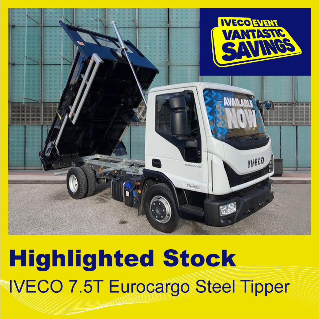 ⚠️Highlighted Stock⚠️

Brand new - (unregistered) 7.5T Eurocargo Steel Tipper.
3105 Wheelbase - 160HP - 3Ltr - E6 - 6 speed Manual Gear Box.
£3000 additional discount if ordered before 14th July

Call our team on 01622 625510
haynesiveco.co.uk/stock/13308393…